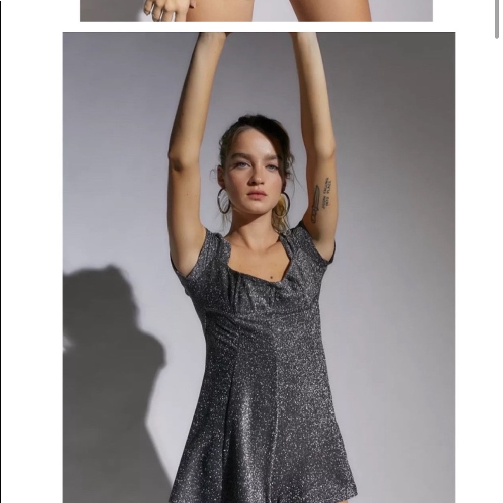 UO Jessie Sparkly Romper - Picture 3 of 5